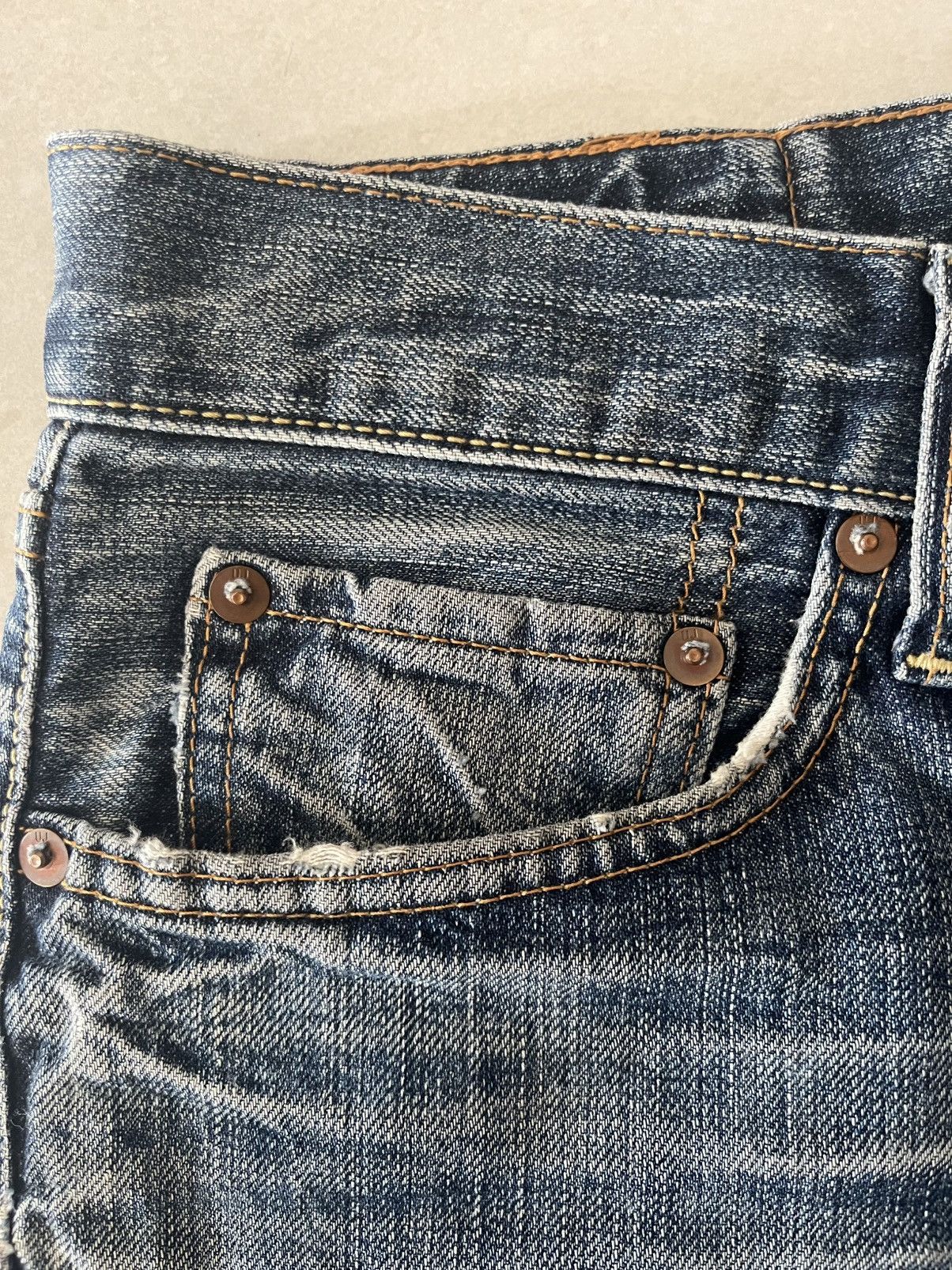 Uniqlo Uniqlo UJ S002 Regular Fit Straight Leg Jeans - Size 34 Size US 34 / EU 50 - 3 Thumbnail