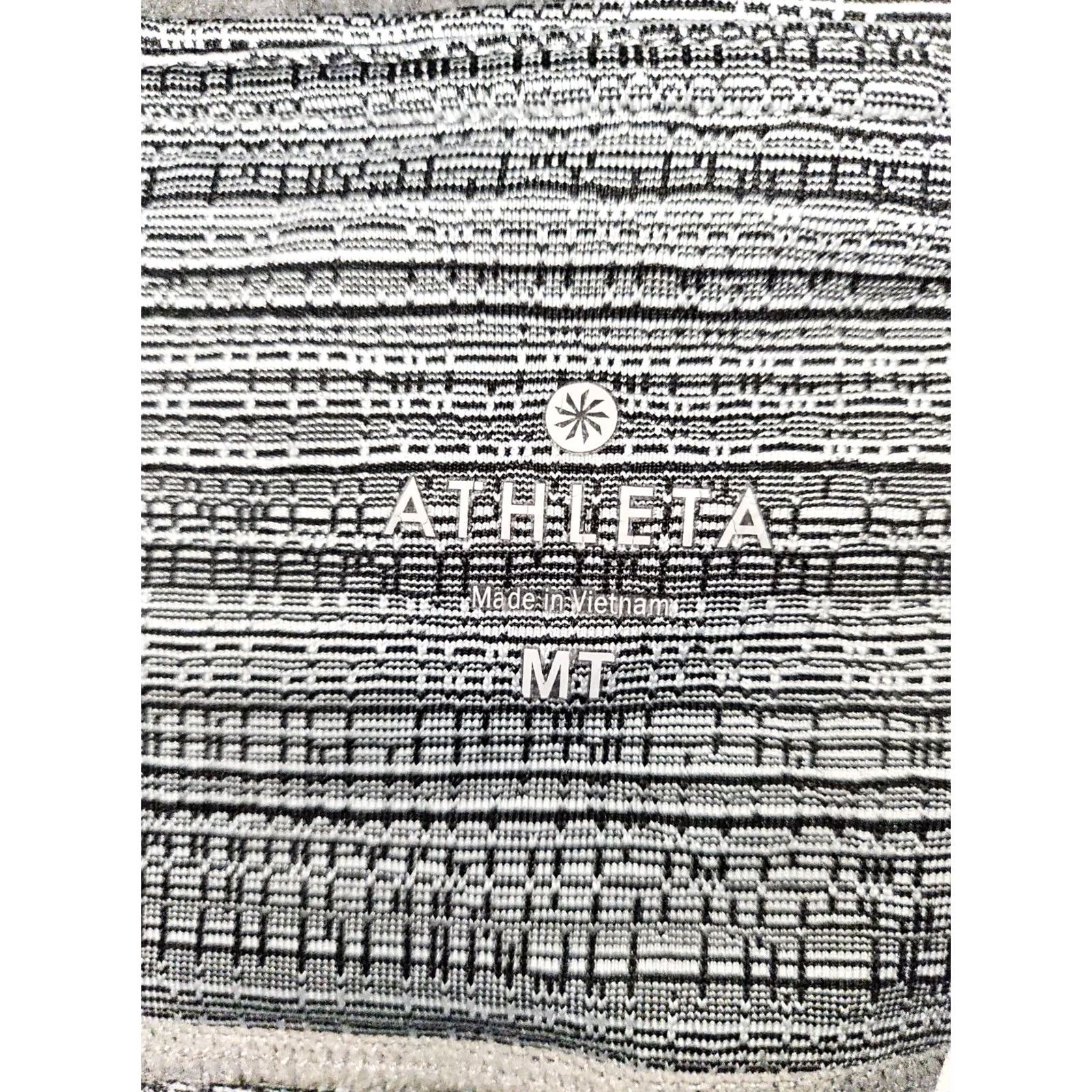 Athleta Athleta Leggings Women M Tall Ankle Black Gray Stretch Yoga Activewear Size 32" / US 10 / IT 46 - 2 Thumbnail