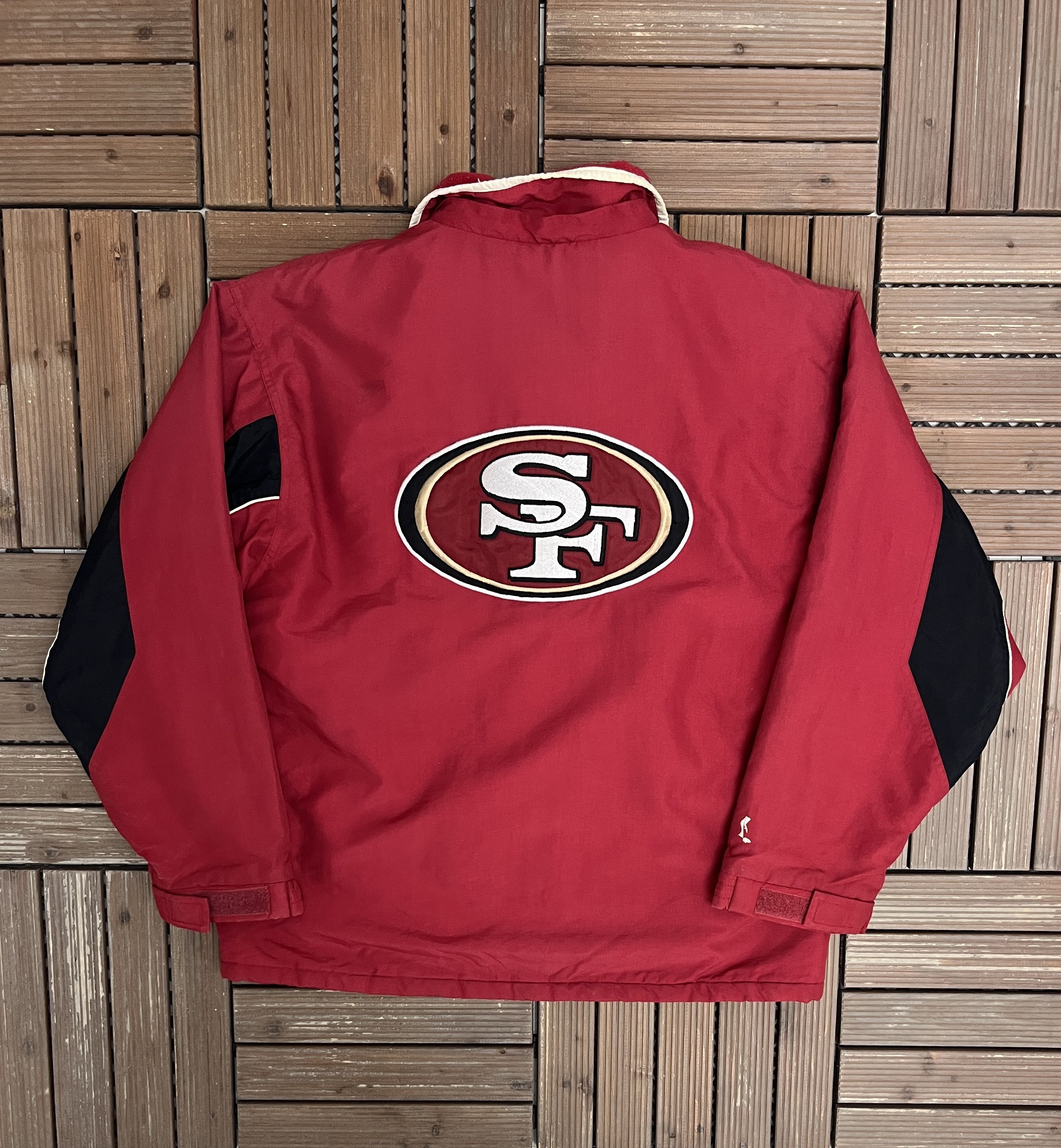 Vintage San Francisco 49ers Stitched Vintage Red Jacket Size US M / EU 48-50 / 2 - 4 Thumbnail
