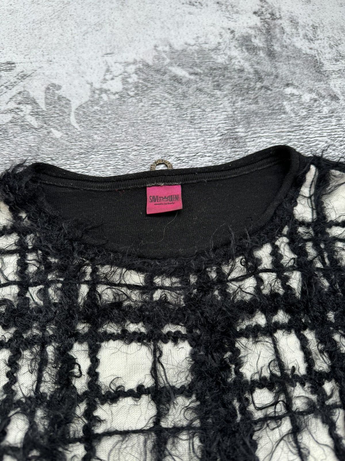 Designer Vintage Distressed Y2K Save The Queen ! Luxury Sweater Size S / US 4 / IT 40 - 15 Thumbnail