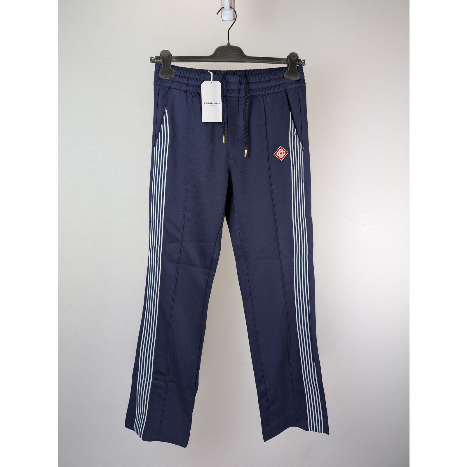 Casablanca o1rshd1 Men's Striped Track Pants Tricot in Midnight sail XL Size US 36 / EU 52 - 8 Thumbnail