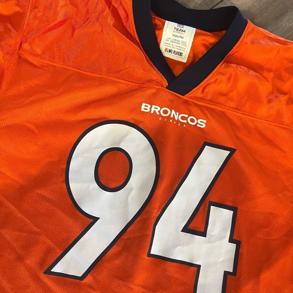 NFL NFL Denver Broncos Orange Ware Athletic Jersey Youth XXL or Size US S / EU 44-46 / 1 - 2 Thumbnail