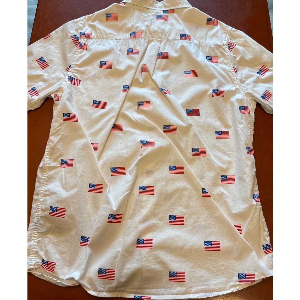 Mad Engine Mad Engine Mens American Flag Casual Button Down L USA Size US L / EU 52-54 / 3 - 3 Thumbnail