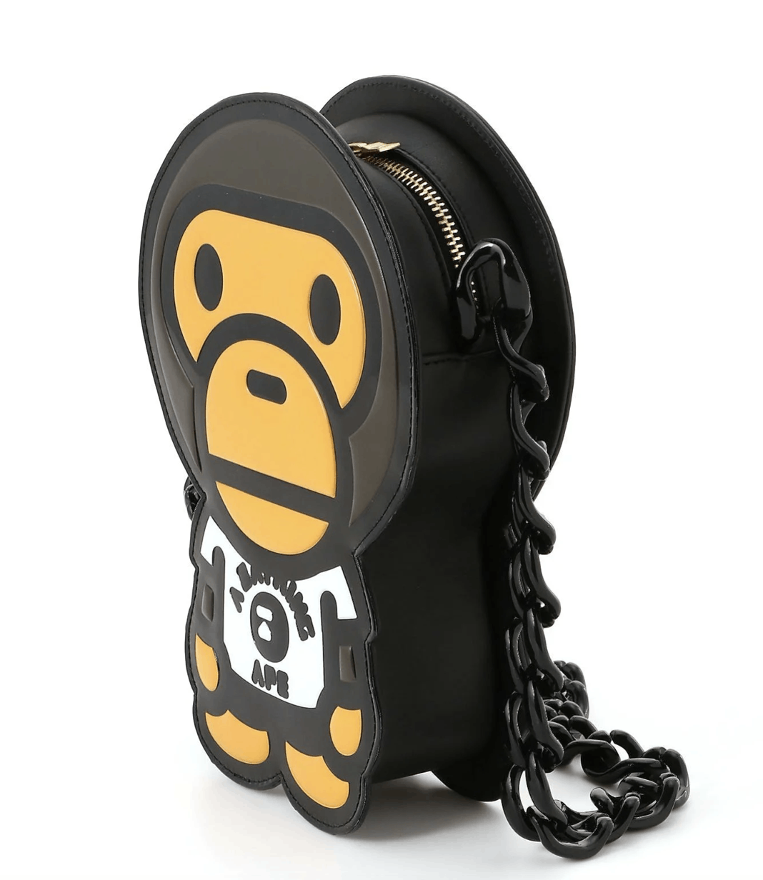 Bape BABY MILO leather BAG