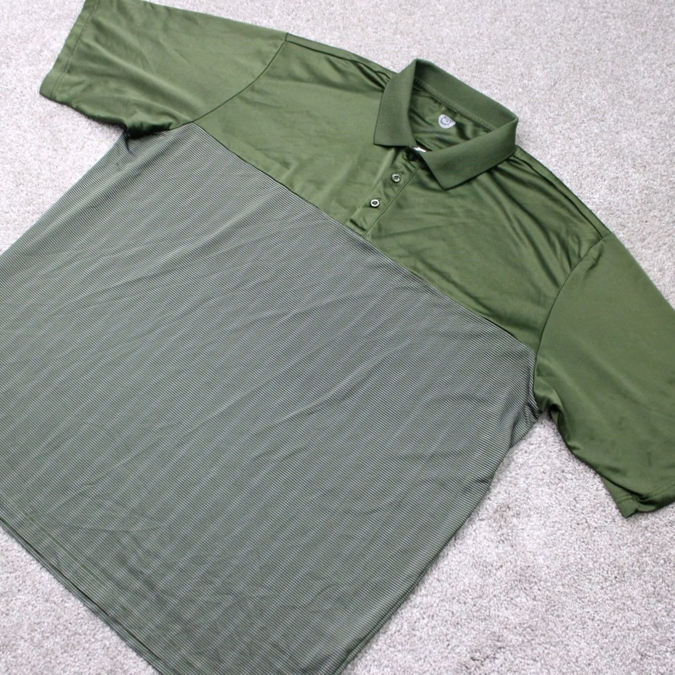 Vintage Kilburne & Finch Polo Shirt Mens 3XL XXXL Green 100% Polyester Short Sleeve Polo Shirt Mens Green 3XL XXXL Size US XXL / EU 58 / 5 - 4 Thumbnail