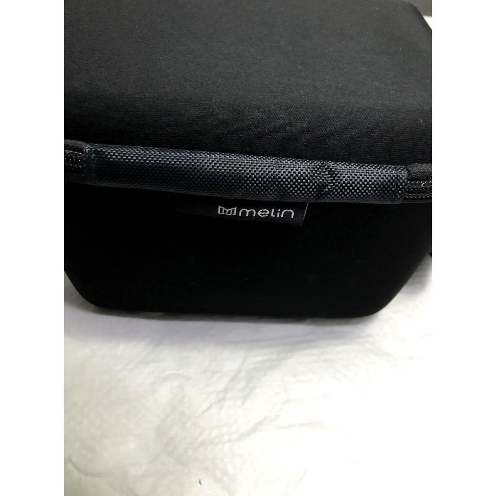 melin Melin Travel Hat Box Storage Case Black Zip Adjustable Strap Inside Pocket Ocean Size ONE SIZE - 6 Thumbnail