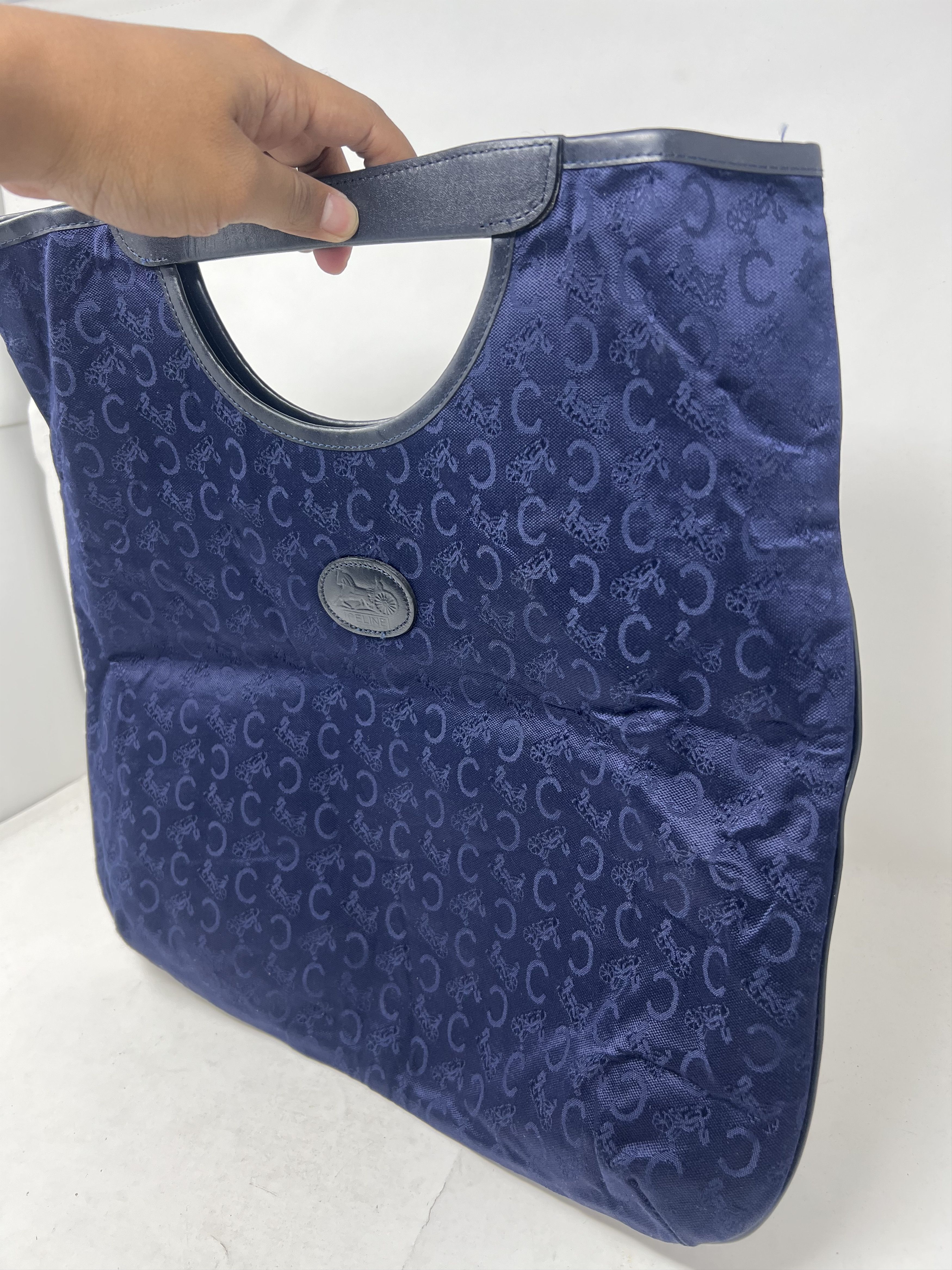 Celine Vintage Celine Noevir Canvas Tote Bag Size ONE SIZE - 14 Thumbnail