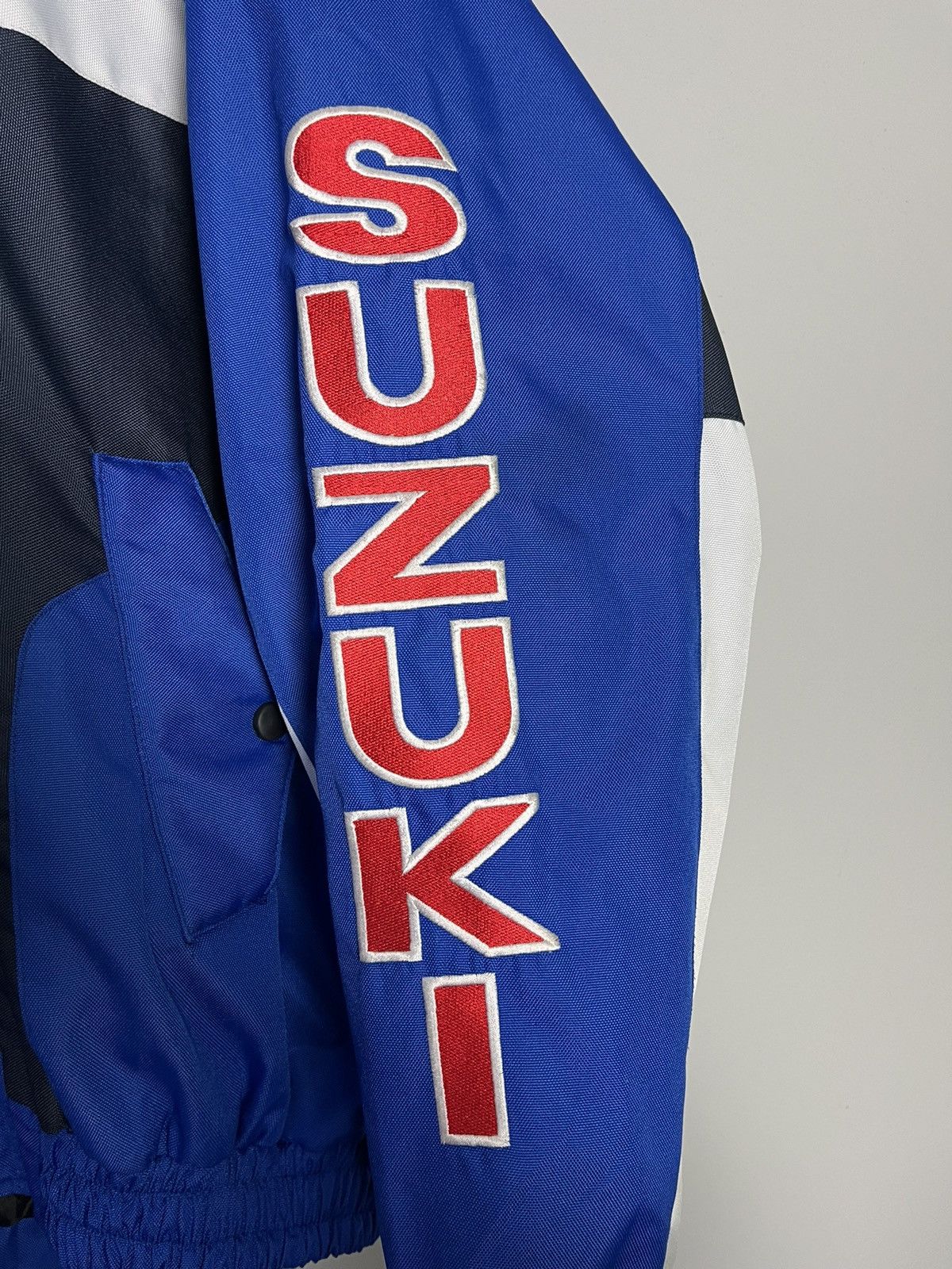 Japanese Brand × Vintage Vintage Suzuki Racing motorcycle y2k jacket Size US L / EU 52-54 / 3 - 3 Thumbnail