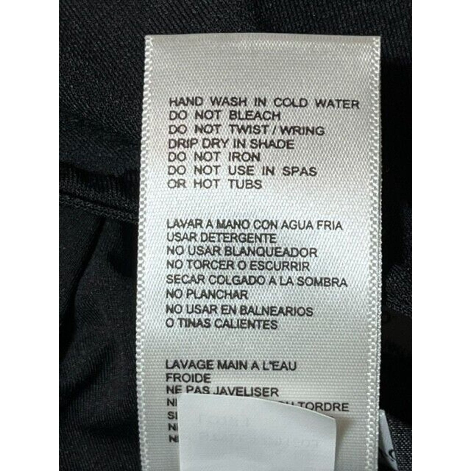 Other Carmen Marc Valvo Tankini Top Womens S Drape Buckle Black Size S / US 4 / IT 40 - 8 Thumbnail