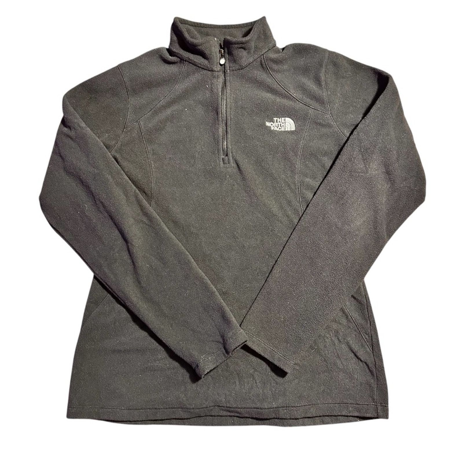 The North Face The North Face 1/4 Zip Fleece Pullover - Size M - Black Size M / US 6-8 / IT 42-44 - 1 Thumbnail