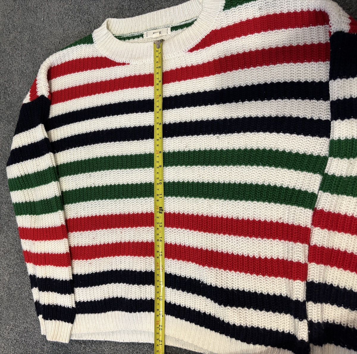 Other MINE Womens Medium Striped Lightweight Sweater - navy white Size M / US 6-8 / IT 42-44 - 8 Thumbnail