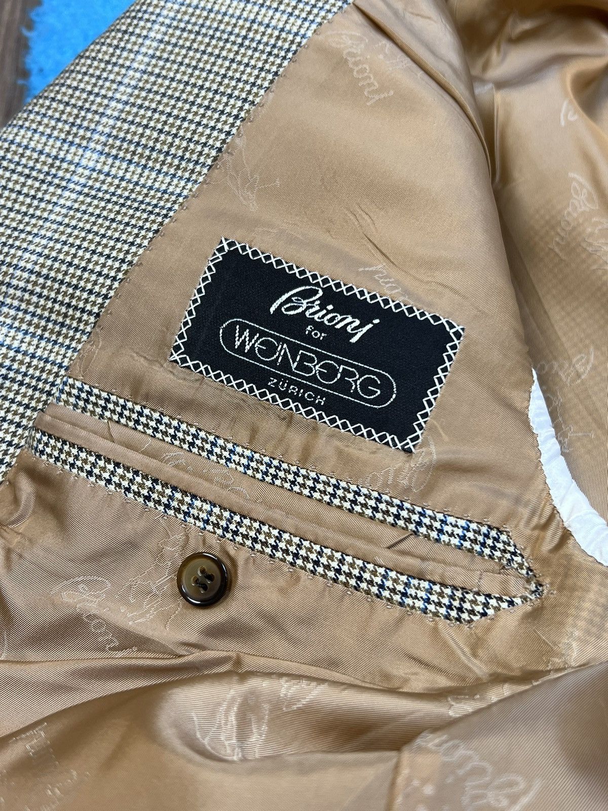Brioni Brioni Parigi Wool Grey Checked Blazer Jacket size 50 Size 50S - 17 Thumbnail