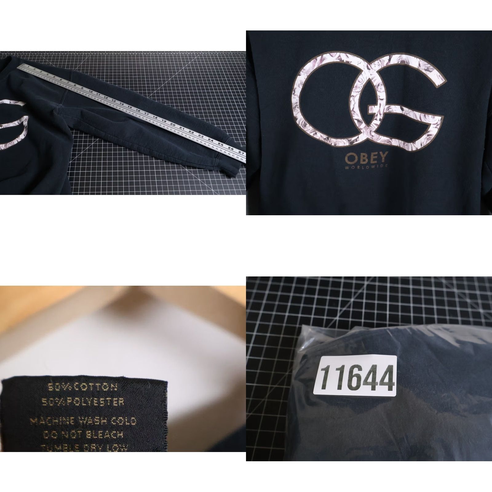 Obey OBEY Propaganda Sweatshirt Adult Medium Black Crewneck Boxy Fit Logo Graphic Print Pullover Size M / US 6-8 / IT 42-44 - 8 Thumbnail