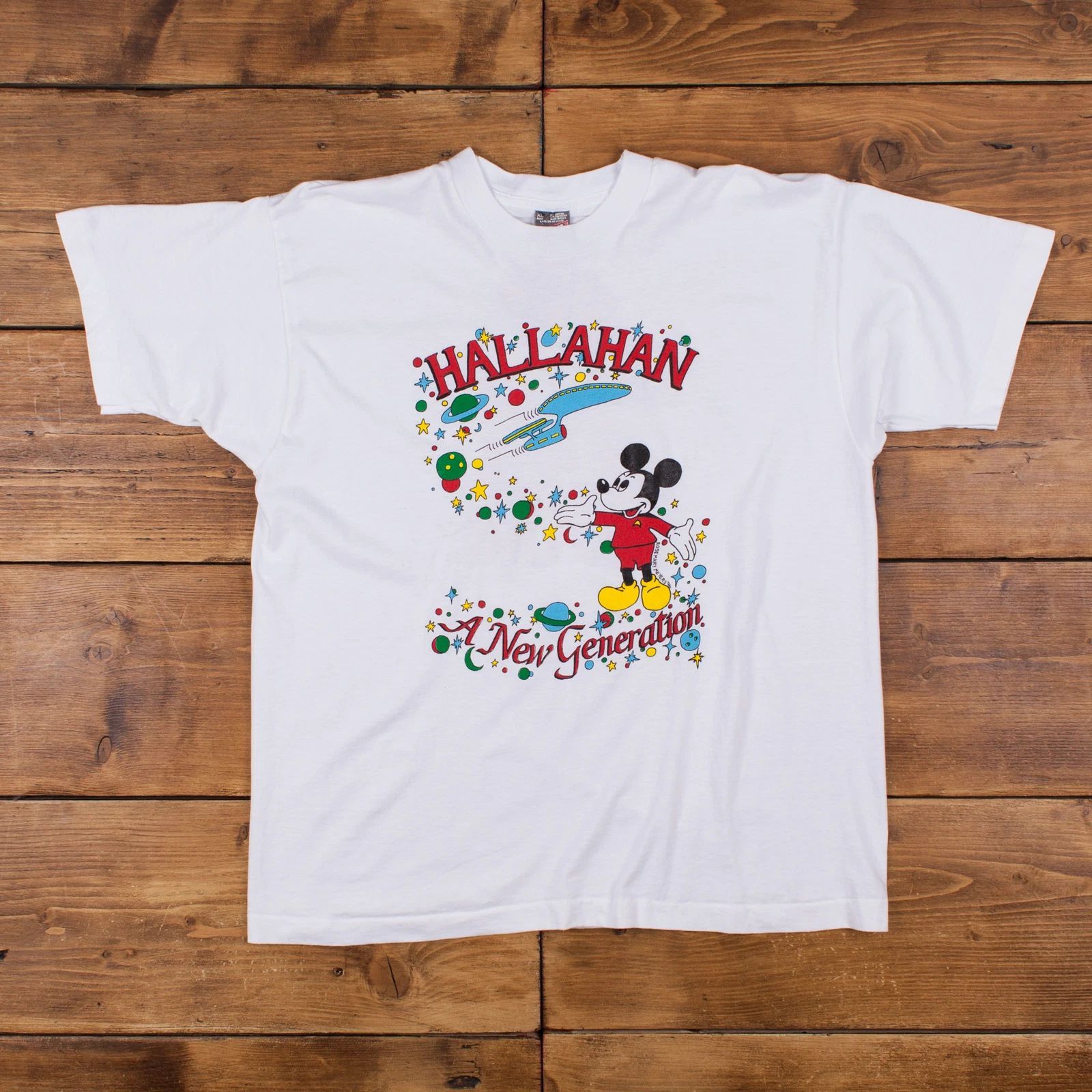 Fruit Of The Loom Vintage Fruit of the Loom Single Stitch T Shirt Graphic Size US XL / EU 56 / 4 - 1 Thumbnail