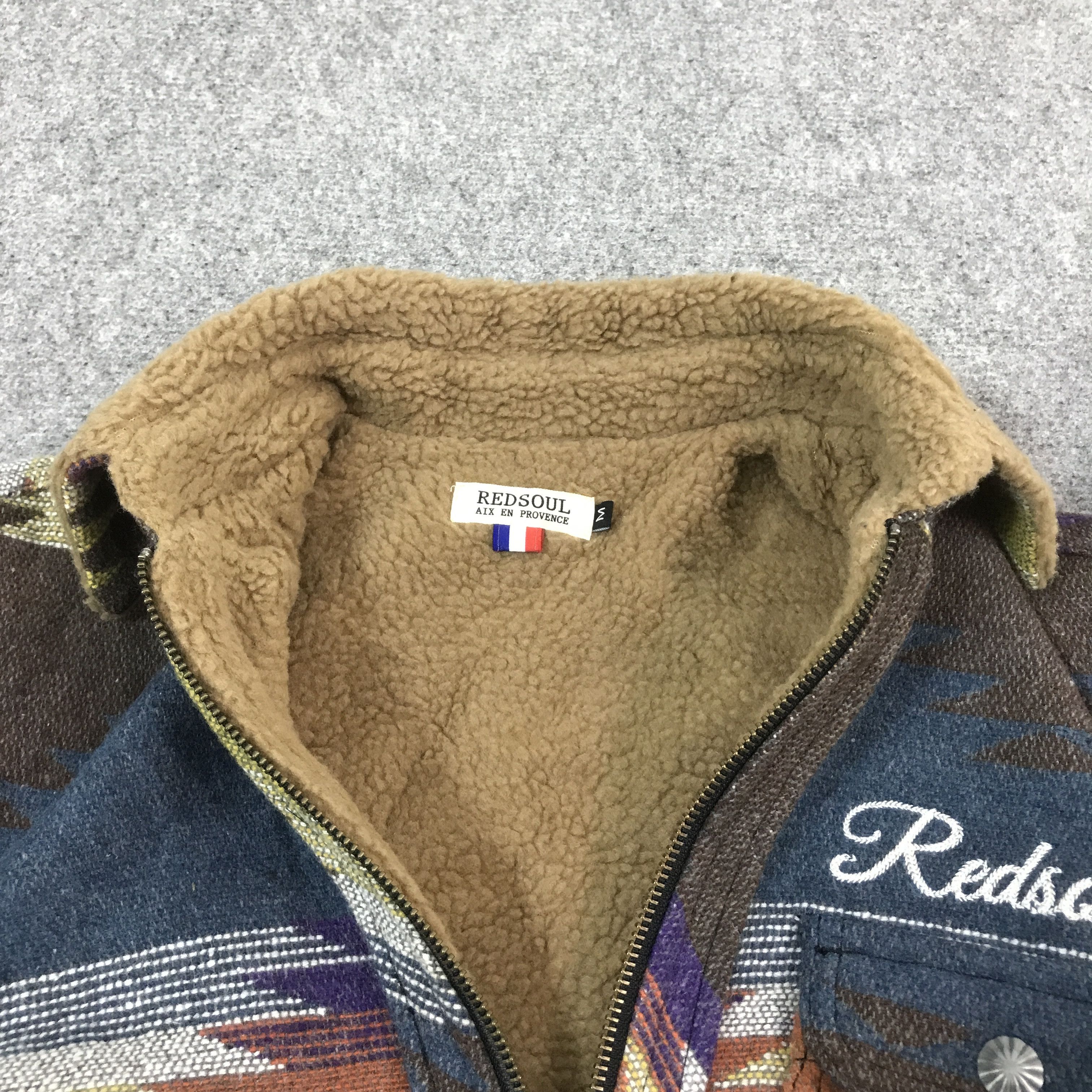 Japanese Brand REDSOUL JAPAN MULTICOLOU BAVAJO JACKET Size US M / EU 48-50 / 2 - 7 Thumbnail