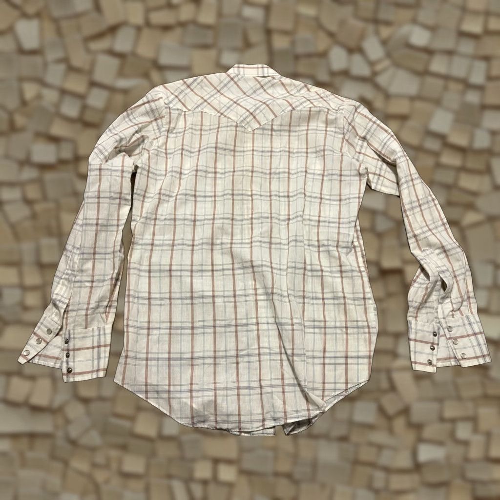 Armani Karman Shirt Women's Size S Gray White Red Plaid Button Up Size S / US 4 / IT 40 - 1 Thumbnail