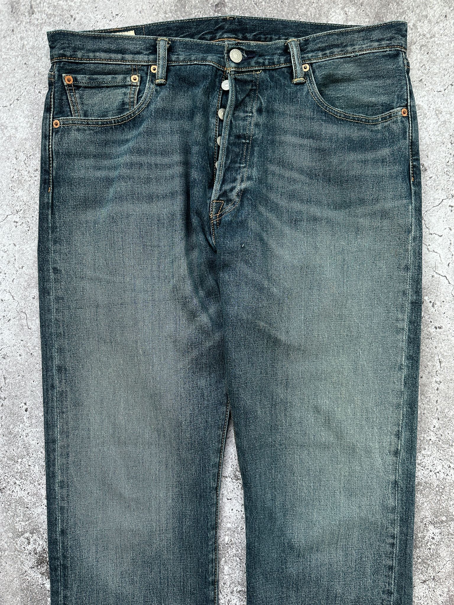 Levi's × Levi's Vintage Clothing Levi's 501 Blue Denim Pants Jeans 34x34 Size US 34 / EU 50 - 8 Thumbnail