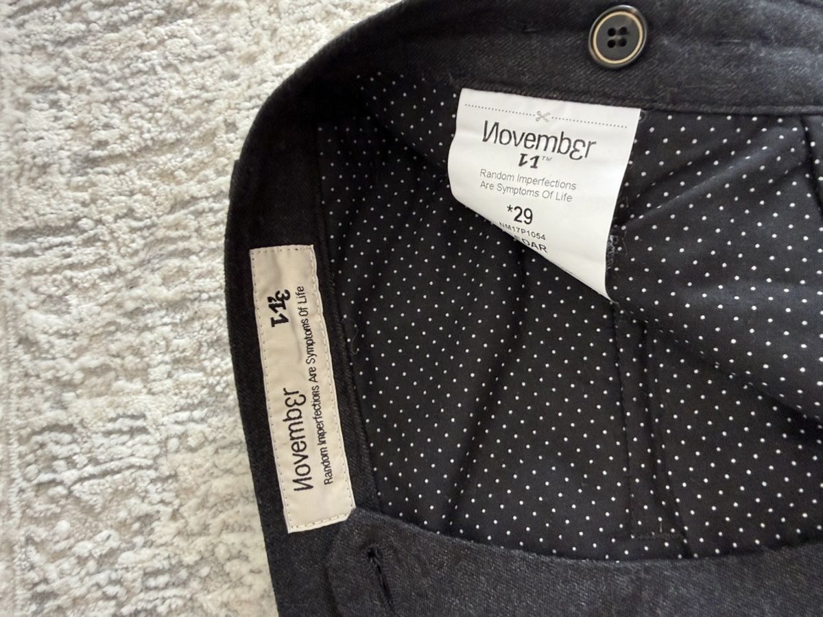 November Dark grey pants Size US 29 - 3 Thumbnail