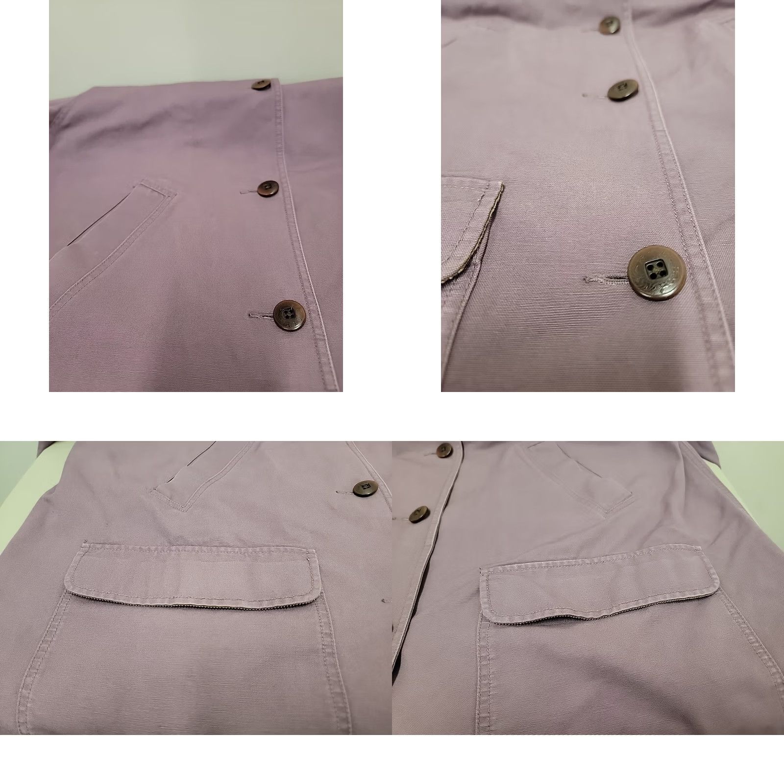 Vintage VINTAGE L.L.Bean Jacket Canvas Field Chore Barn Purple 2XL Women's Adirondack Chore Jacket Size XXL / US 16-18 / IT 52-54 - 9 Thumbnail