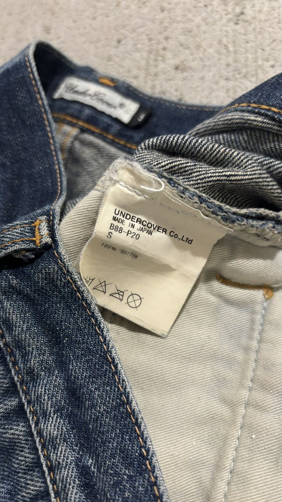 Undercover Undercover AW2004 But Beautiful Lace Print Denim Size 26" / US 2 / IT 38 - 6 Thumbnail