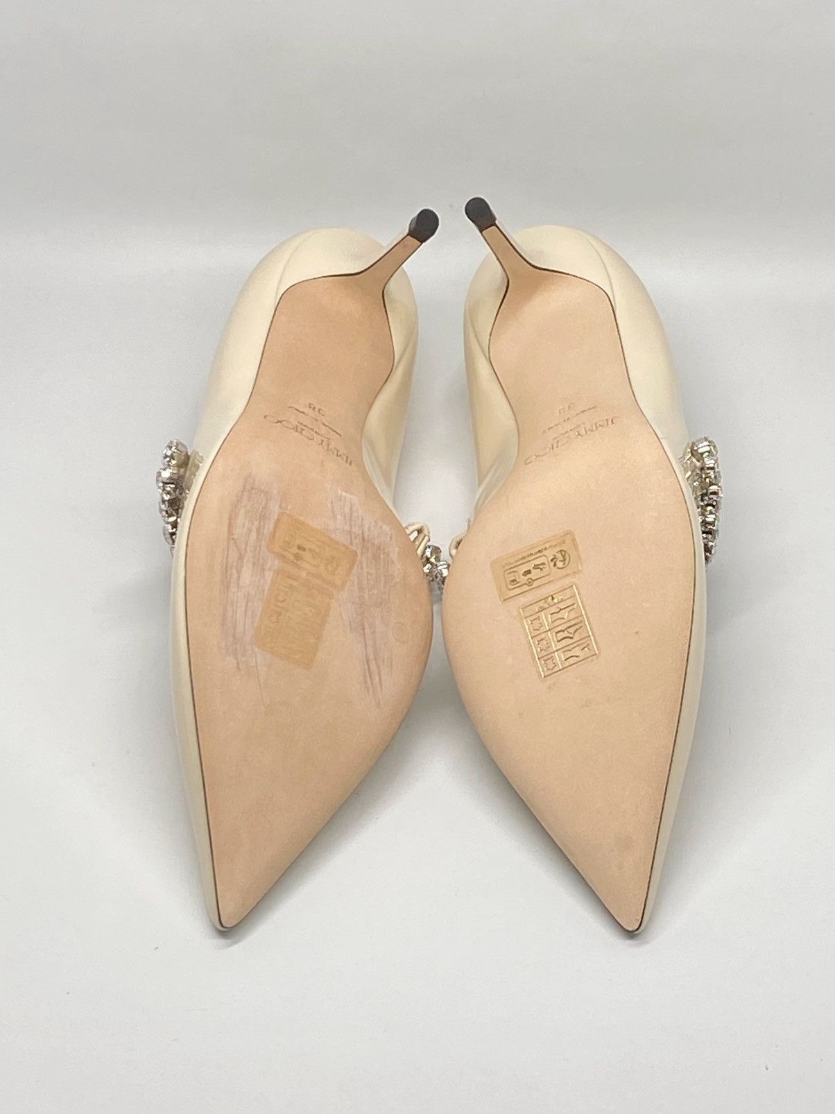 Jimmy Choo Jimmy Choo Bing Patent Crystal-Strap Pumps size 38 Size US 8 / IT 38 - 13 Thumbnail