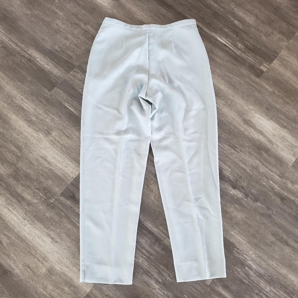 Designer Light Blue ETAM Collection Dress Pant Size 36" / US 14 / IT 50 - 2 Thumbnail