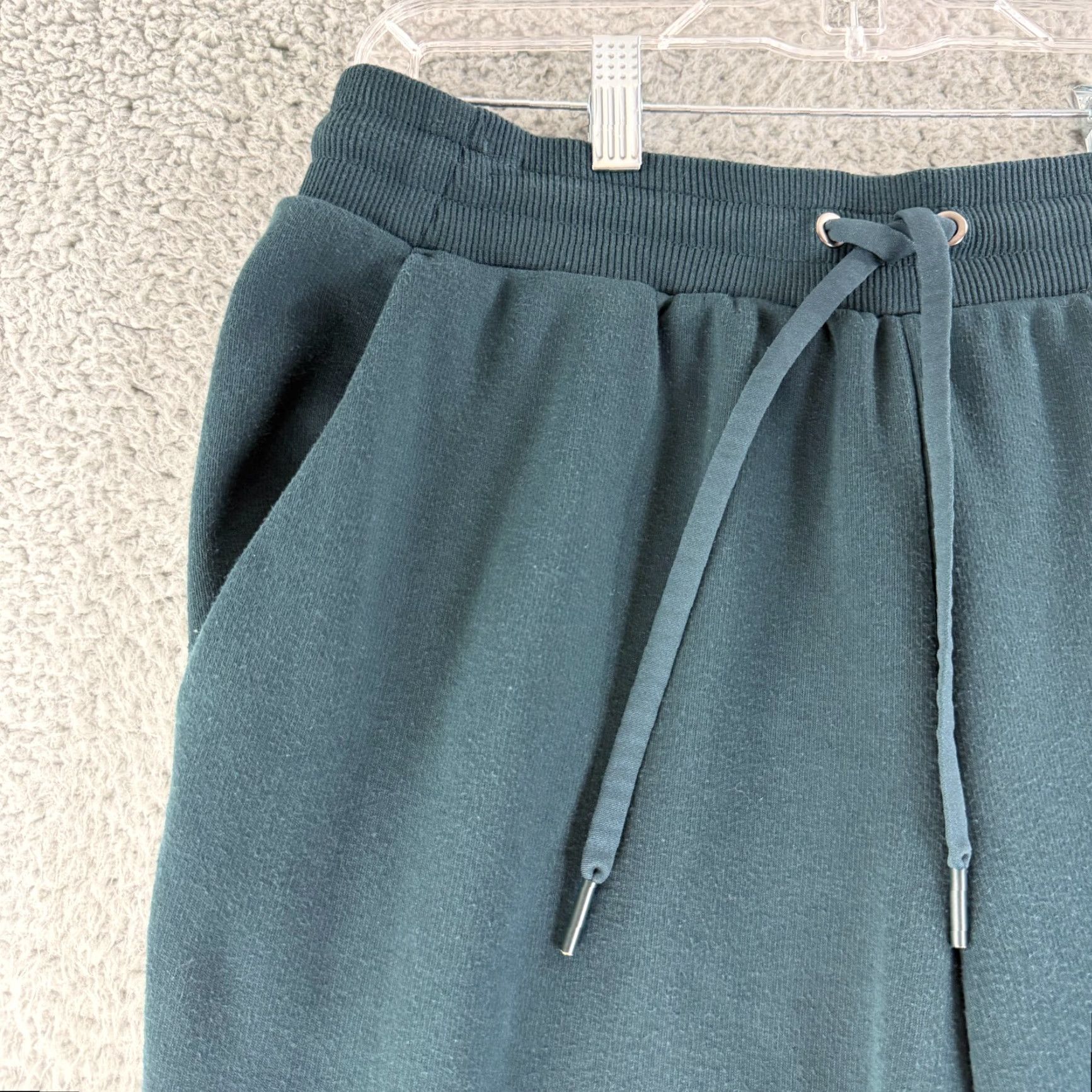 Athleta Athleta Cozy Karma Zip Pants Womens L Green Pull On Drawstring Athletic Gym Pants Size 36" / US 14 / IT 50 - 2 Thumbnail