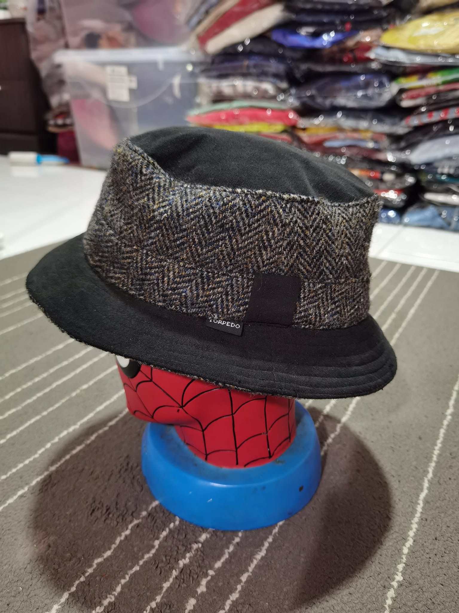 Harris Tweed Harris Tweet X TORPEDO CREATION FRANCE bucket hat M Size ONE SIZE - 1 Thumbnail