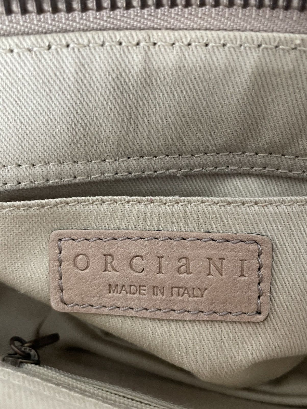 Orciani Vintage Orciani Beige Leather Mini Bag Y2K Luxury RARE Size ONE SIZE - 10 Thumbnail