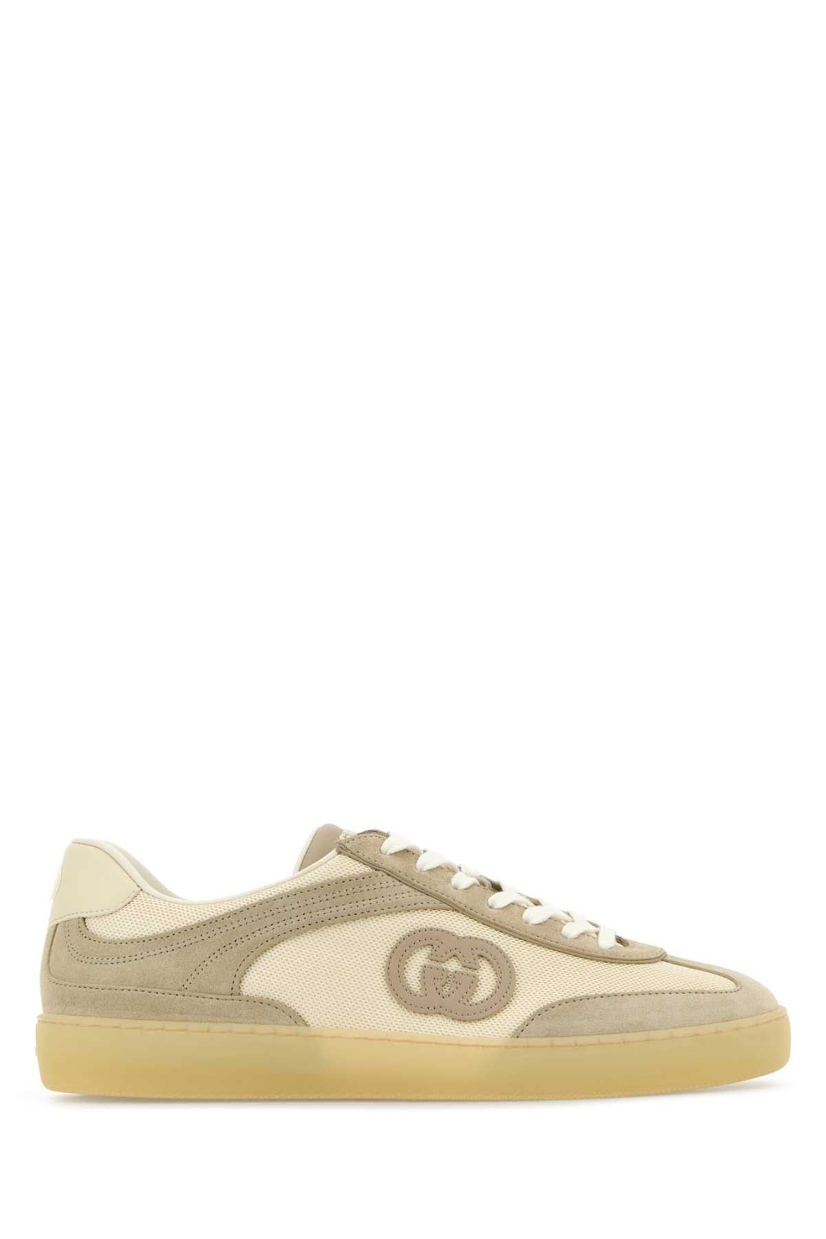 Gucci Two-Tone Mesh And Suede Sneakers Size US 12 / EU 45 - 1 Thumbnail
