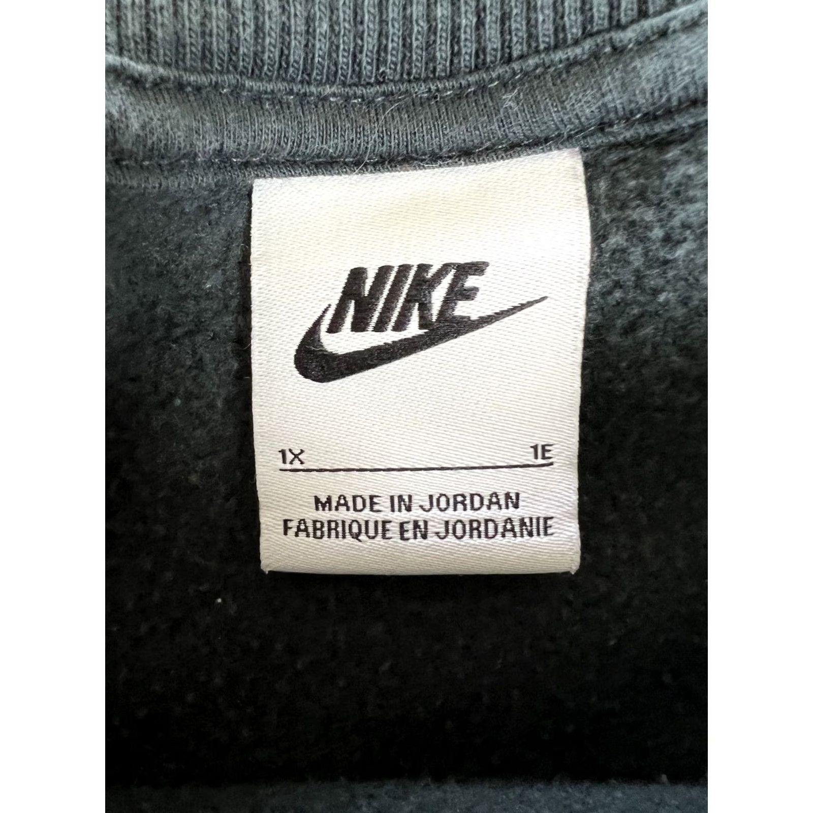 Nike Nike Center Swoosh Dark Gray Phoenix Fleece Crewneck Size 1X Women Sweatshirt Oversized Pullover Gym & Training Activewear Style Nike Sportswear Size XL / US 12-14 / IT 48-50 - 5 Thumbnail