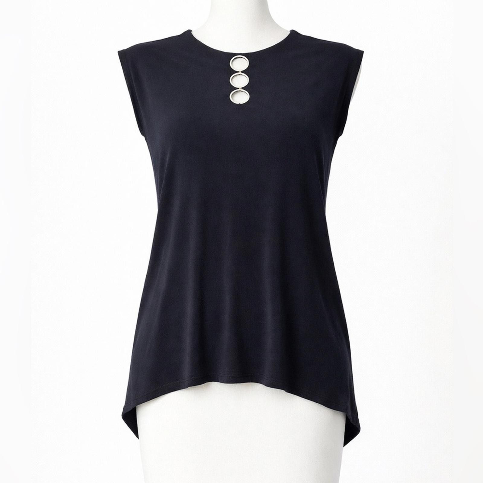 Other Vintage Coco Bianco Small Top Black Top Slinky Y2K Size S / US 4 / IT 40 - 1 Thumbnail