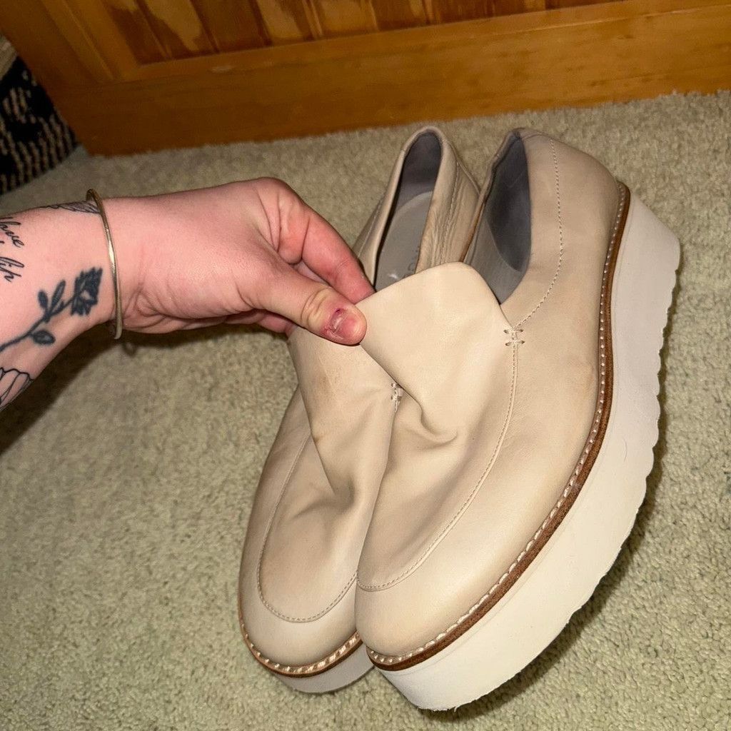 Vince Vince Zeta Leather Platform Loafers SIZE 9 Size US 9 / IT 39 - 2 Thumbnail