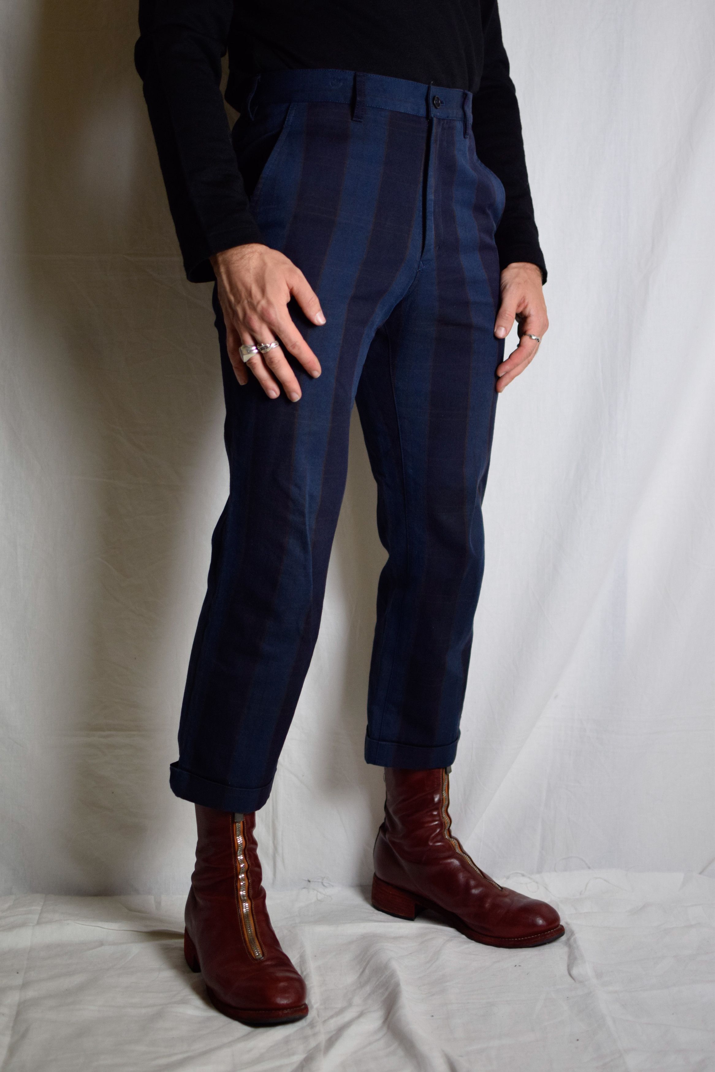 Yohji Yamamoto YYPH AW12 Check Pants - HD-P66-036 Size US 30 / EU 46 - 4 Thumbnail
