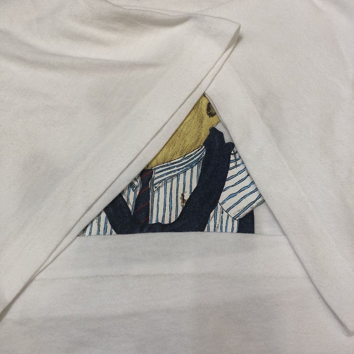 Polo Ralph Lauren × Ralph Lauren × Vintage 90’ Single Stitch Polo Bear By Ralph Lauren Shirt Size US L / EU 52-54 / 3 - 4 Thumbnail