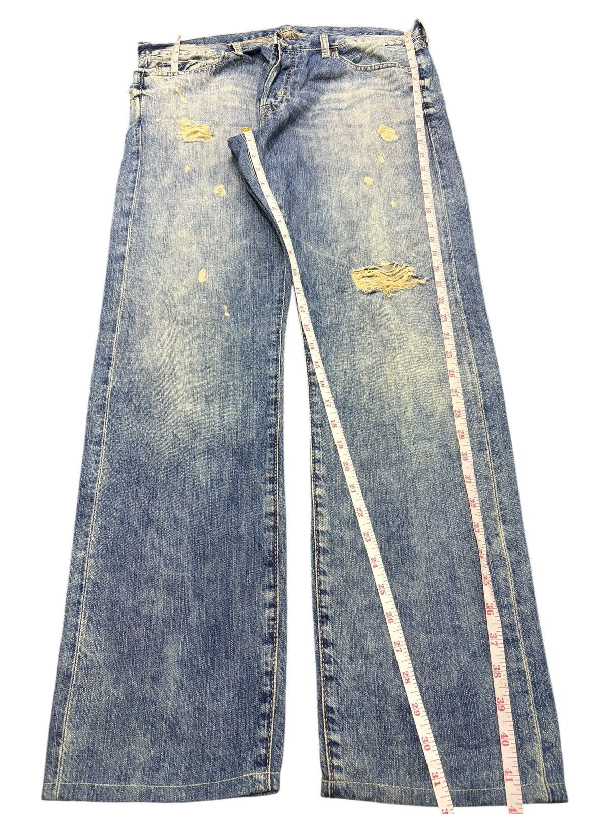 Denim & Supply Ralph Lauren Vintage Denim Supply Ralph Lauren Faded Wash Distress Jeans Size US 35 - 7 Thumbnail
