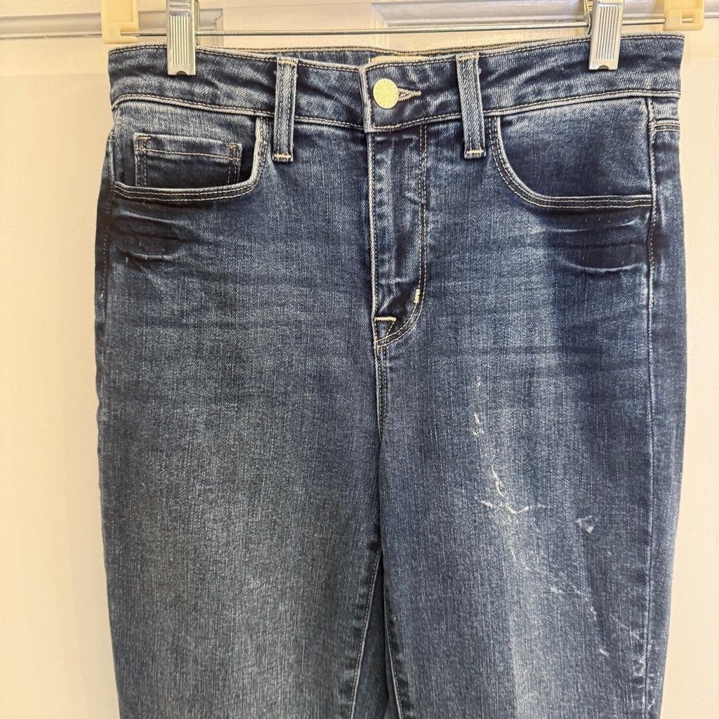 L'AGENCE Women's L’Agence Marty Jeans, Size 25, Blue Size 25" / US 0 / IT 36 - 7 Thumbnail
