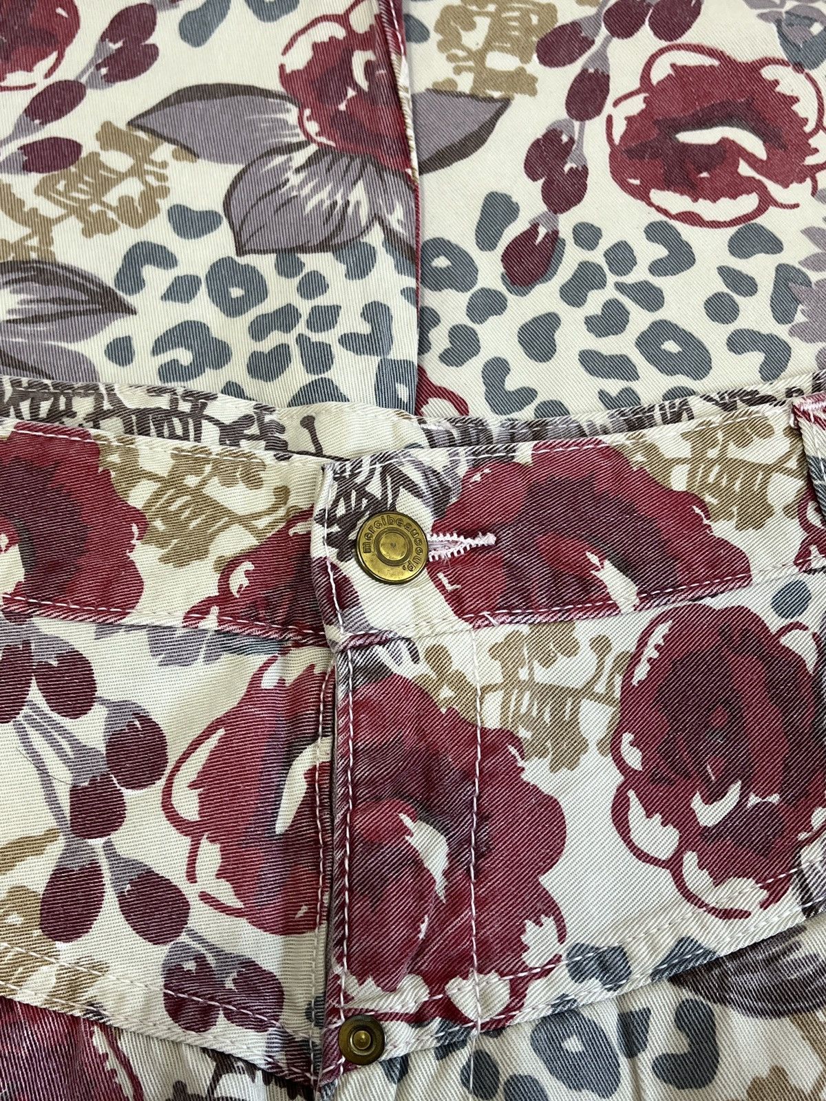 Issey Miyake Mercibeaucoup Issey Miyake Floral pant Avant Garde Size US 28 / EU 44 - 6 Thumbnail