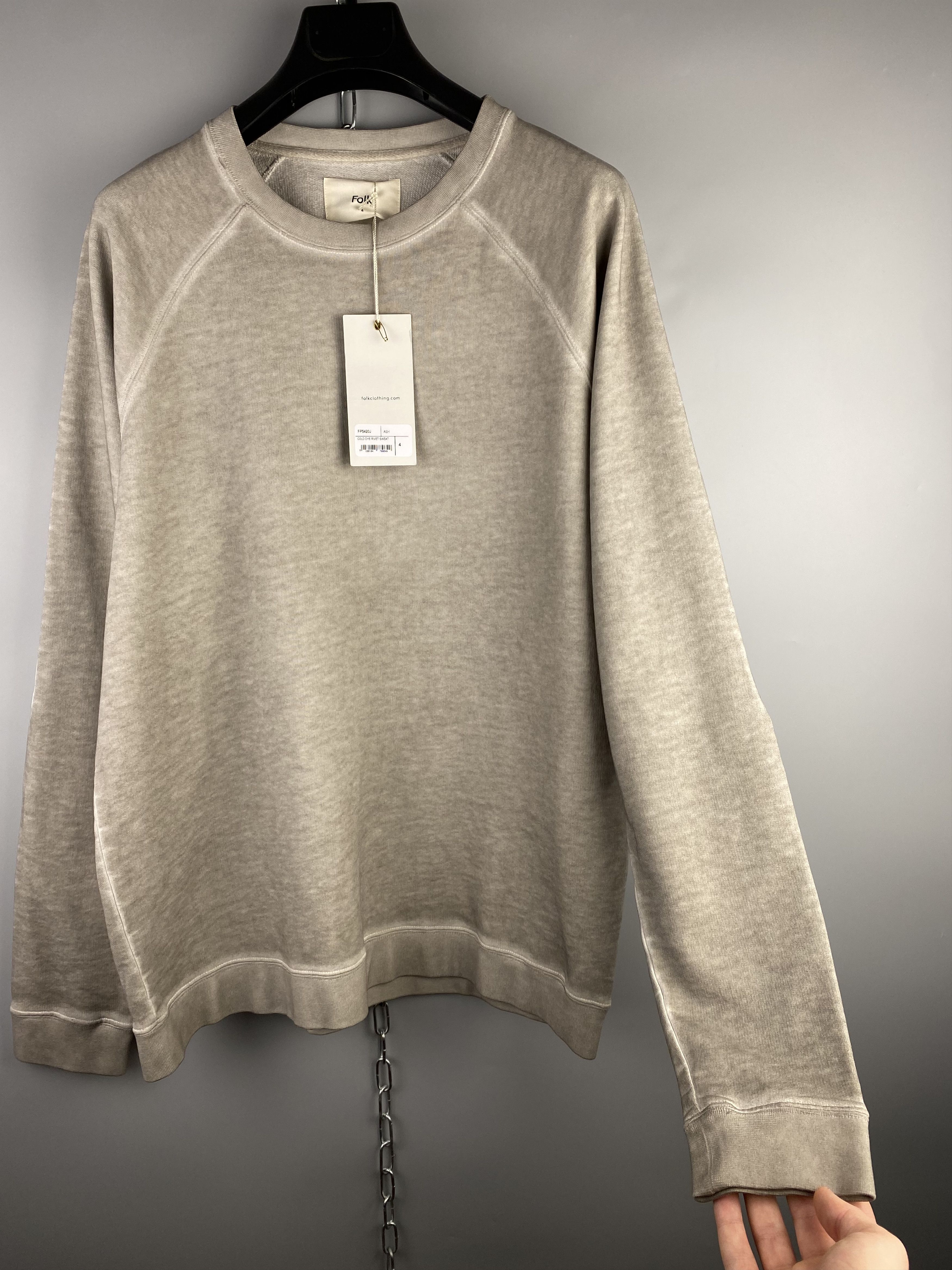 Folk NEW Folk Garment Dye Crew Sweatshirt Jumper Size US L / EU 52-54 / 3 - 9 Thumbnail