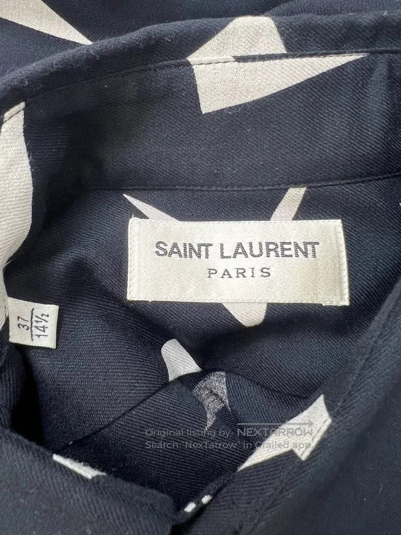 Saint Laurent Paris Saint Laurent SLP15FW Boomerang Print Shirt Size US M / EU 48-50 / 2 - 4 Thumbnail