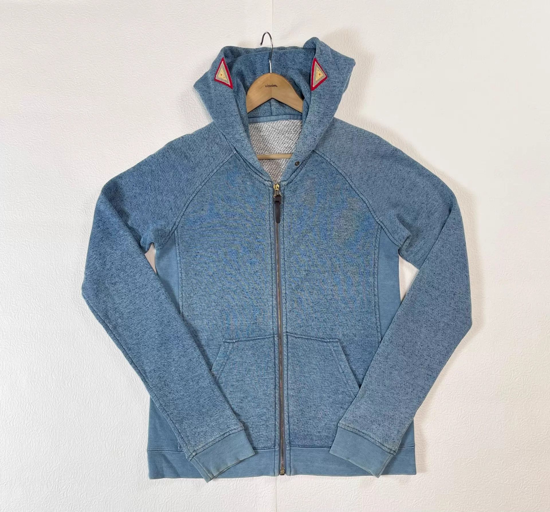 Visvim VISVIM INDIGO HOODIE F.Z Riri Zip Handpatch 95 New Size US S / EU 44-46 / 1 - 1 Thumbnail