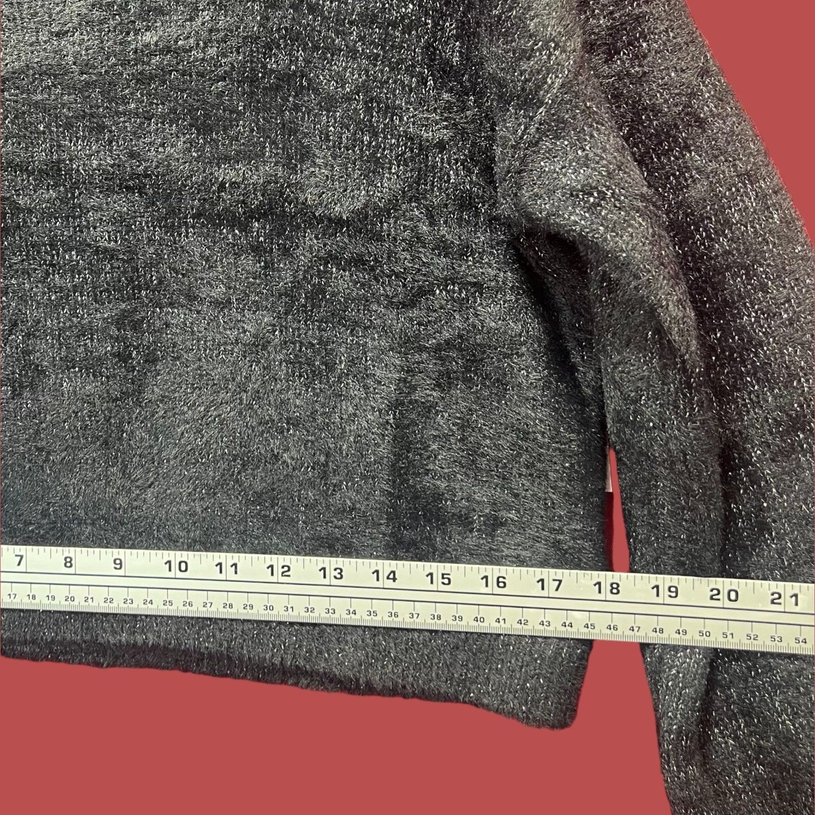 Other Wild Fable - Women's Mock Turtleneck Fuzzy Pullover Sweater Size M / US 6-8 / IT 42-44 - 7 Thumbnail