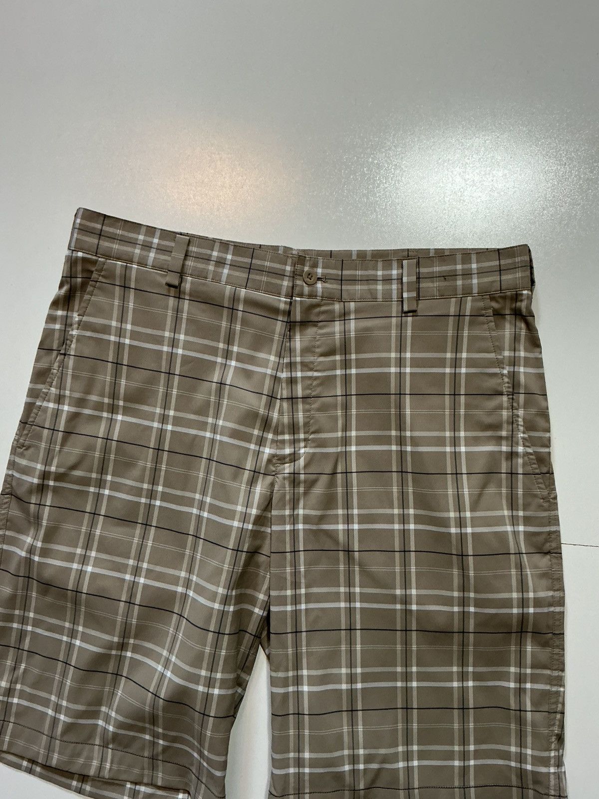 Nike Nike Dri Fit Golf Plaid Swoosh Performance 11" Inseam Shorts Size US 34 / EU 50 - 5 Thumbnail