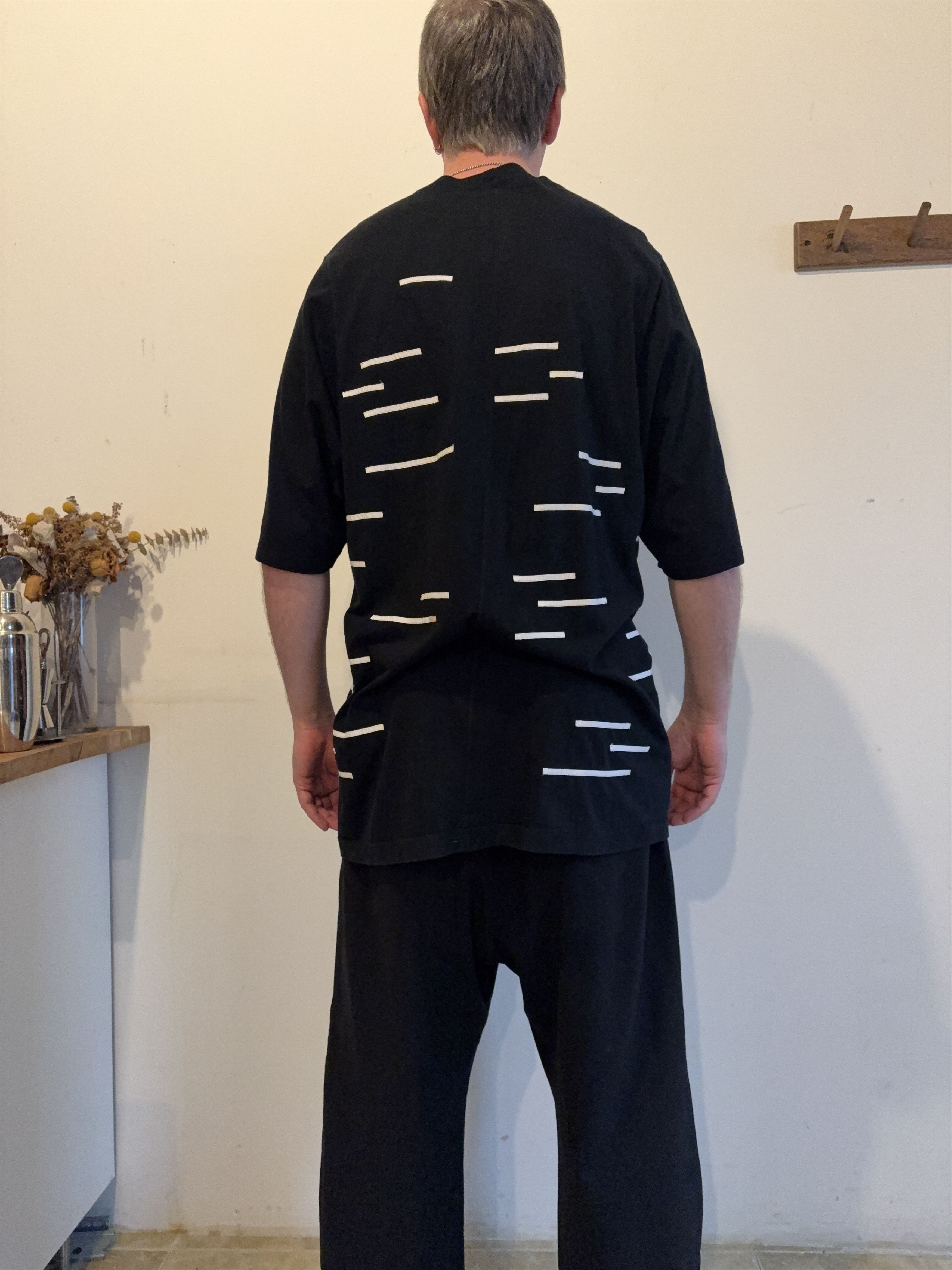 Rick Owens Drkshdw Rick Owens Drkshdw Stripe detail T Shirt Size US L / EU 52-54 / 3 - 2 Thumbnail