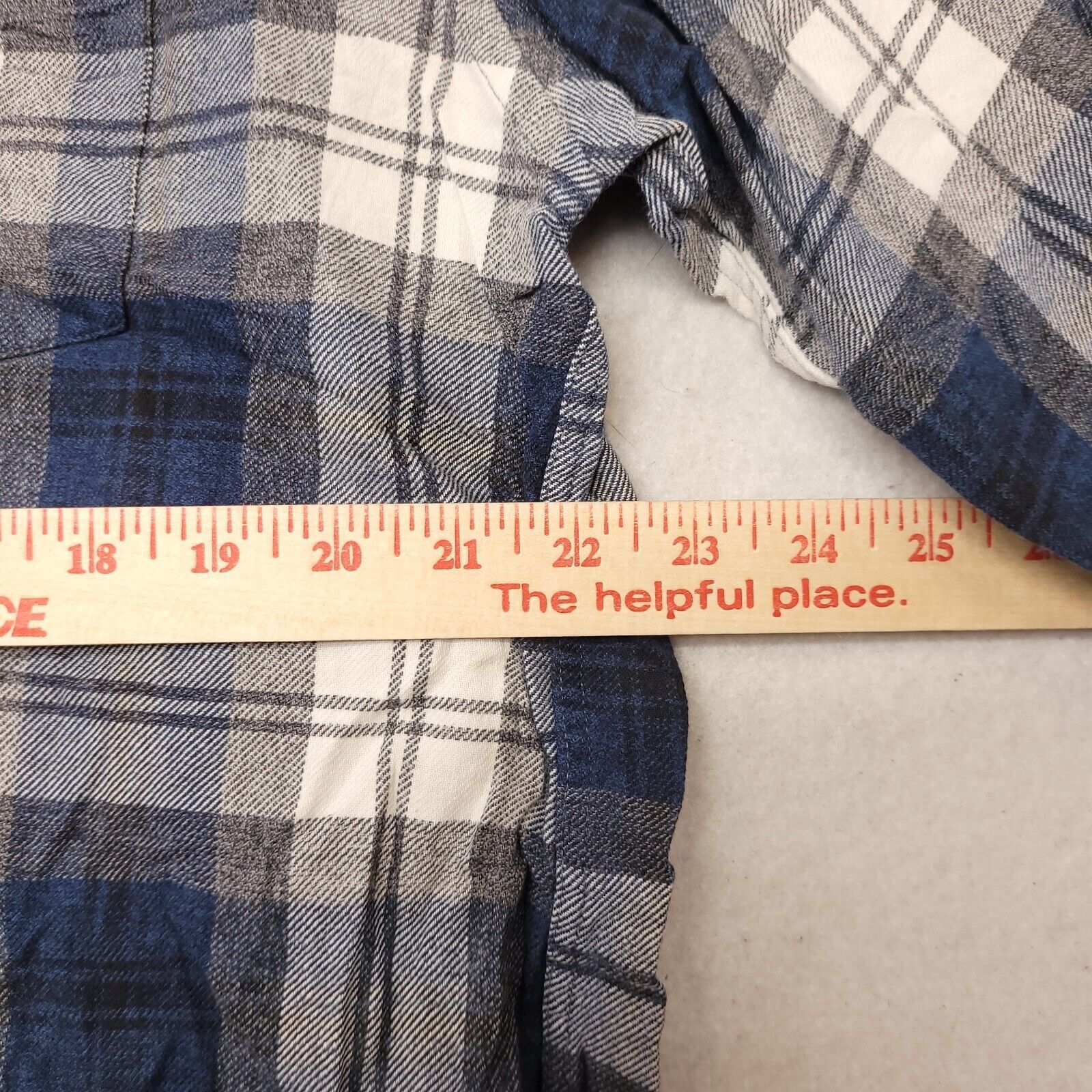 Covington Covington Tartan Flannel Button Shirt Mens Size L Gray Blue Size US L / EU 52-54 / 3 - 9 Thumbnail