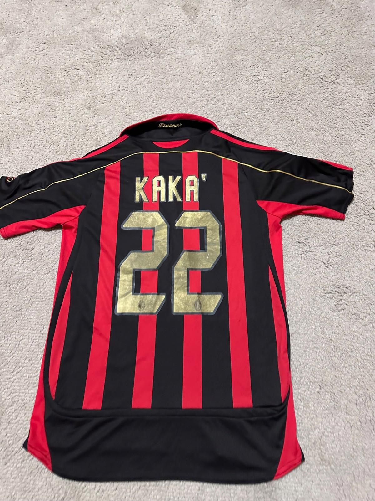 Adidas AC Milan Kaka #22 Adidas 2006 Football Shirt Soccer Jersey Size US M / EU 48-50 / 2 - 8 Thumbnail