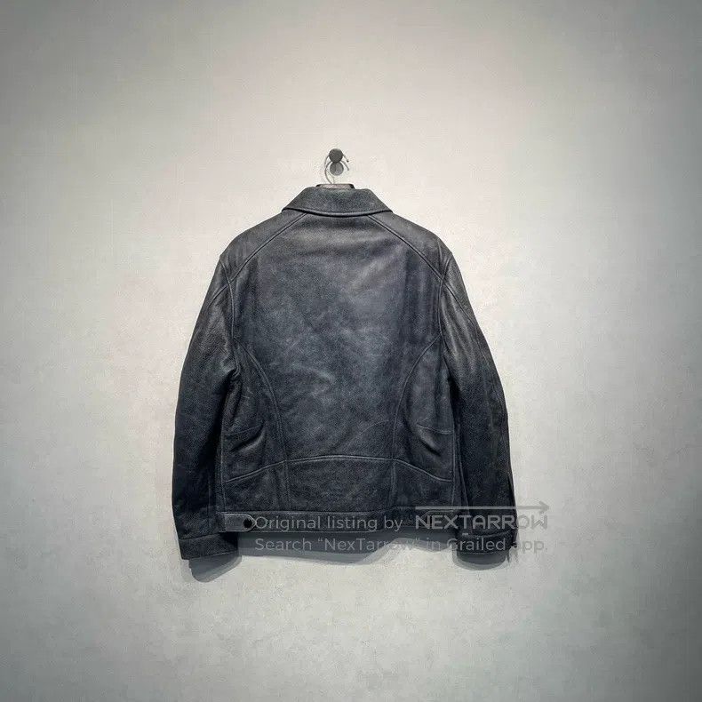 Louis Vuitton Louis Vuitton Old leather coat with logo print jacket Size US M / EU 48-50 / 2 - 2 Thumbnail