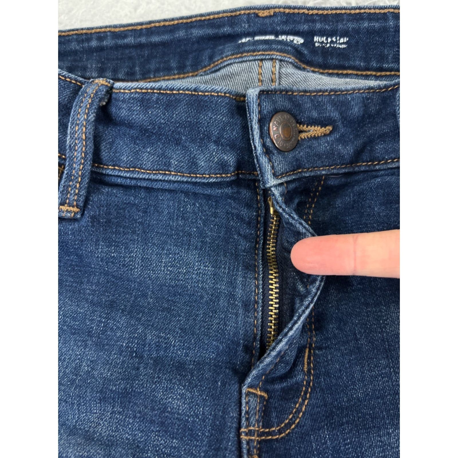 Old Navy Old Navy Jeans Womens 6 S Blue Denim Super Skinny Mid Rise 26x26 Rockstar Size 28" / US 6 / IT 42 - 5 Thumbnail