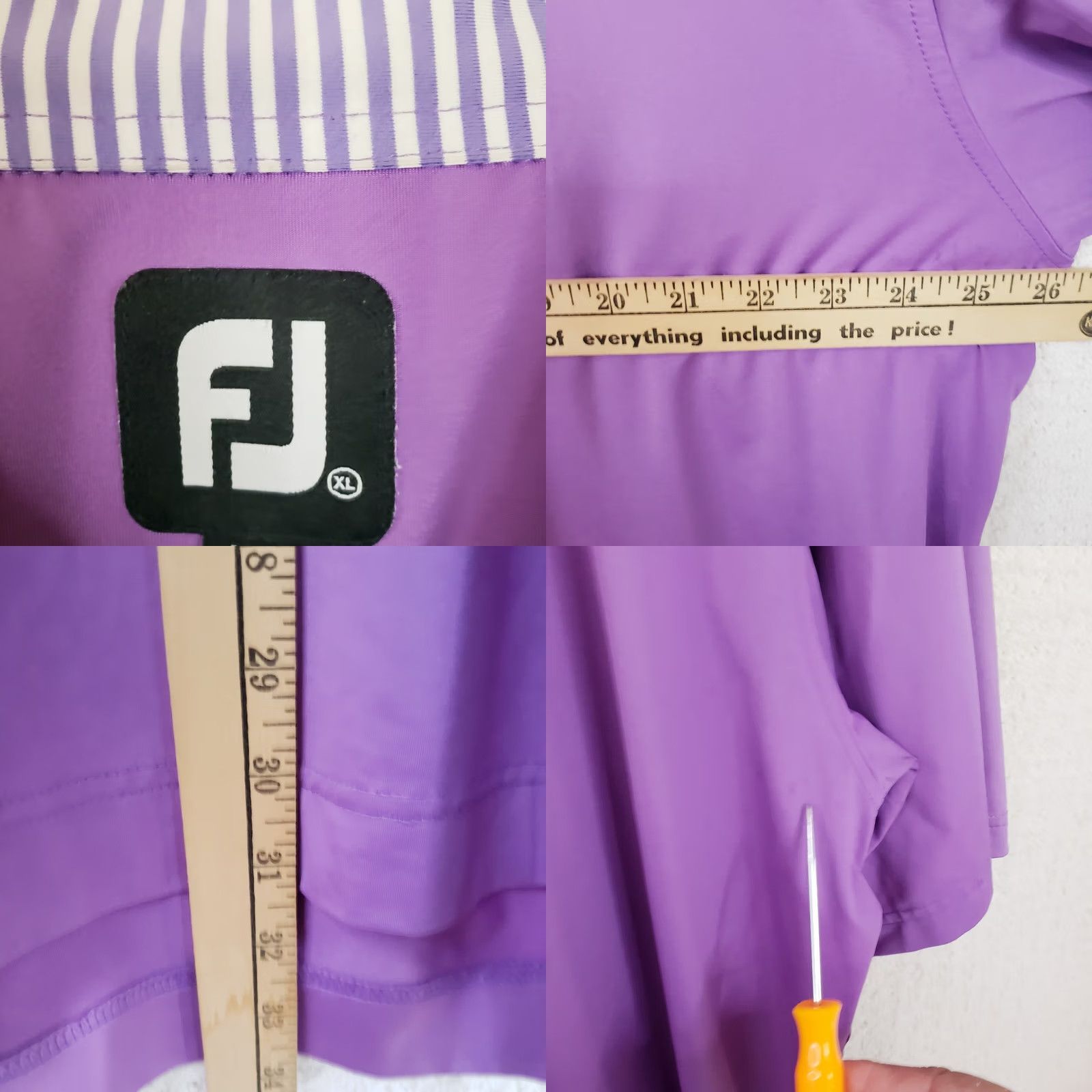 Footjoy FootJoy Polo Shirt Mens XL Purple Golf Polo Stretch Performance Breathable Shirt Polo NikeOops Size US XL / EU 56 / 4 - 9 Thumbnail