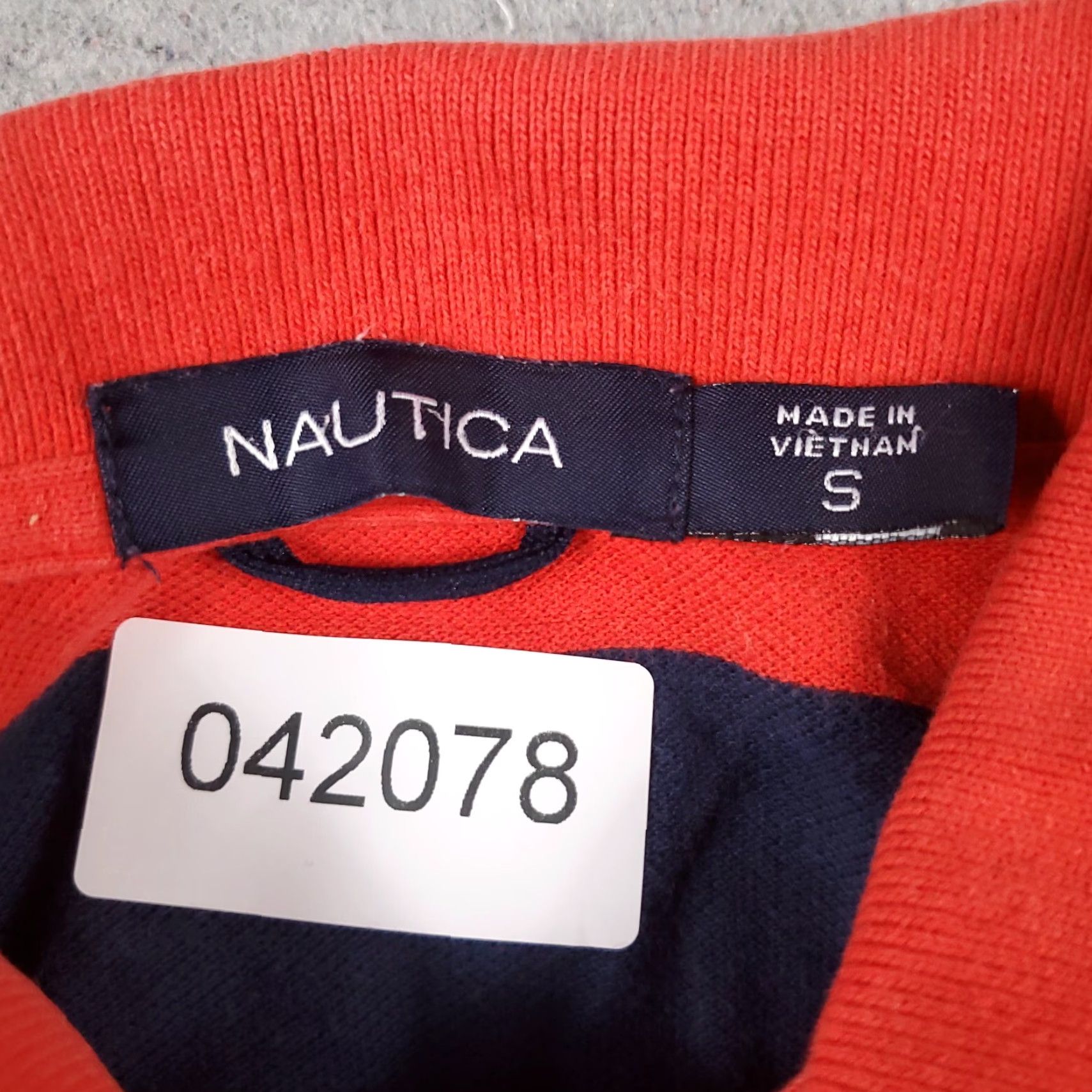 Nautica Nautica Polo Shirt Mens Small Red Striped Casual Short Sleeve Golf Size US S / EU 44-46 / 1 - 6 Thumbnail